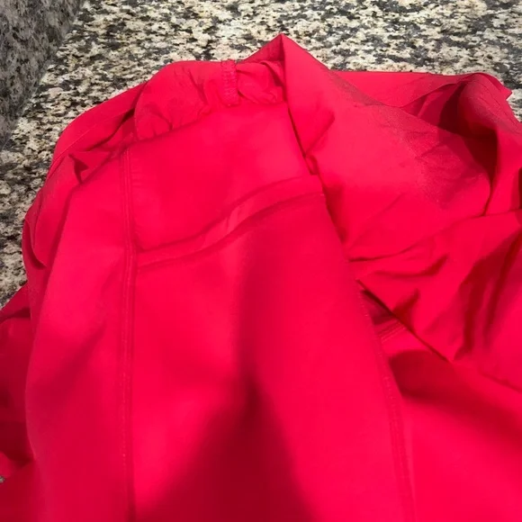 LSKD Women's Red Skirt Scarlet Ace tennis workout skirt built in shorts large - Picture 5 of 7